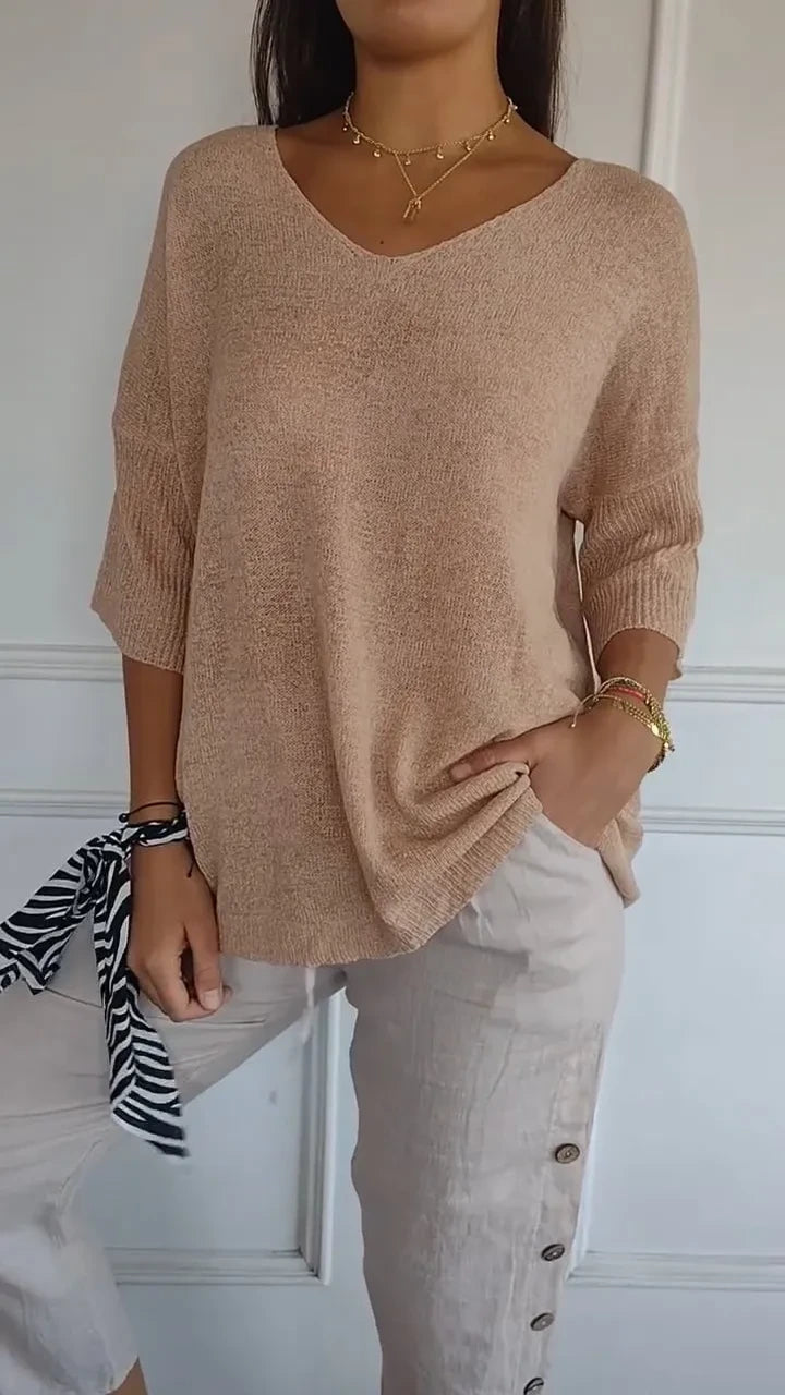 Blusa Luna damasco com caimento soltinho — Miralleve
