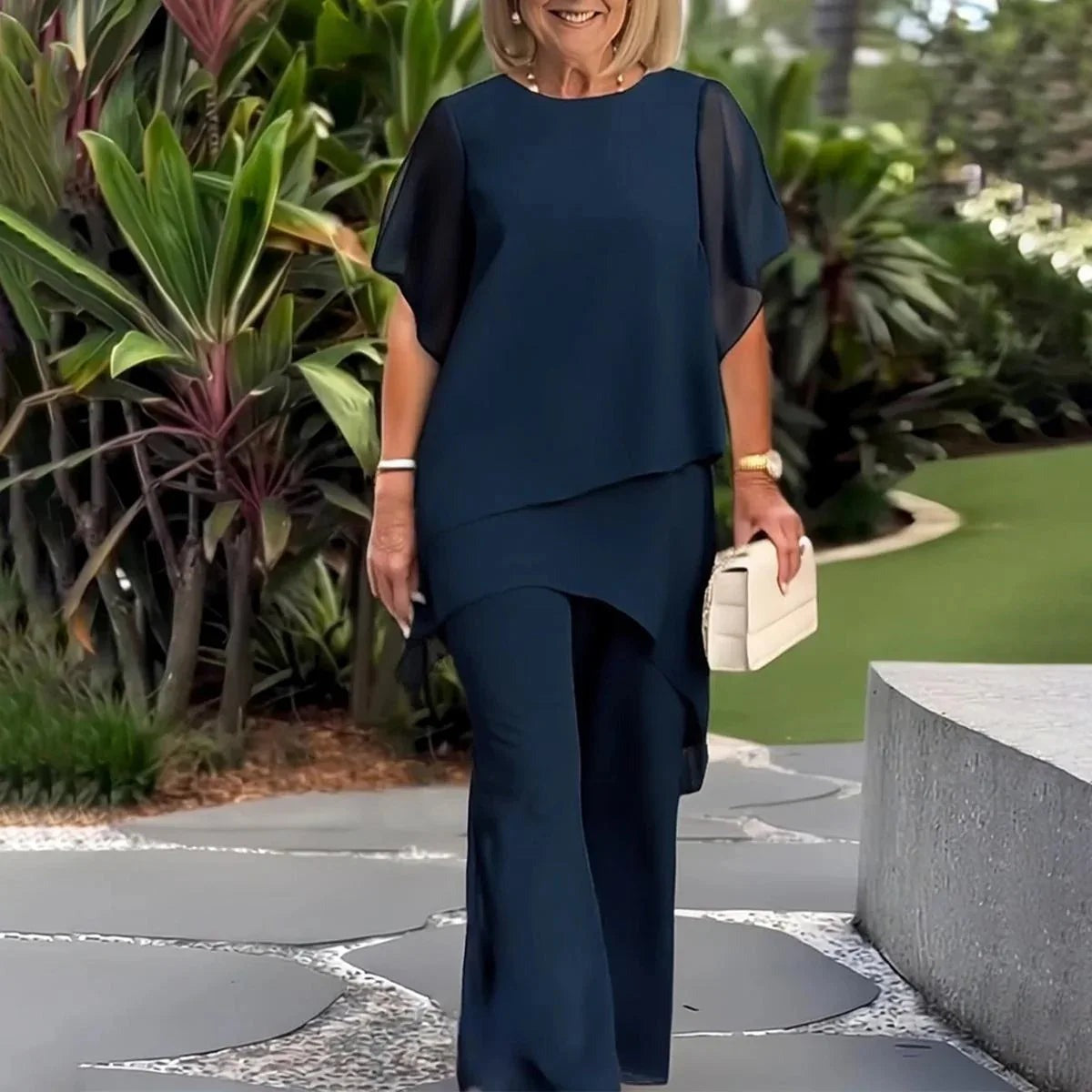 Conjunto Giorgia™ Blusa com Sobreposição
