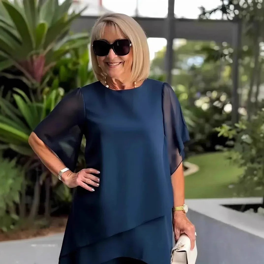 Conjunto Giorgia™ Blusa com Sobreposição