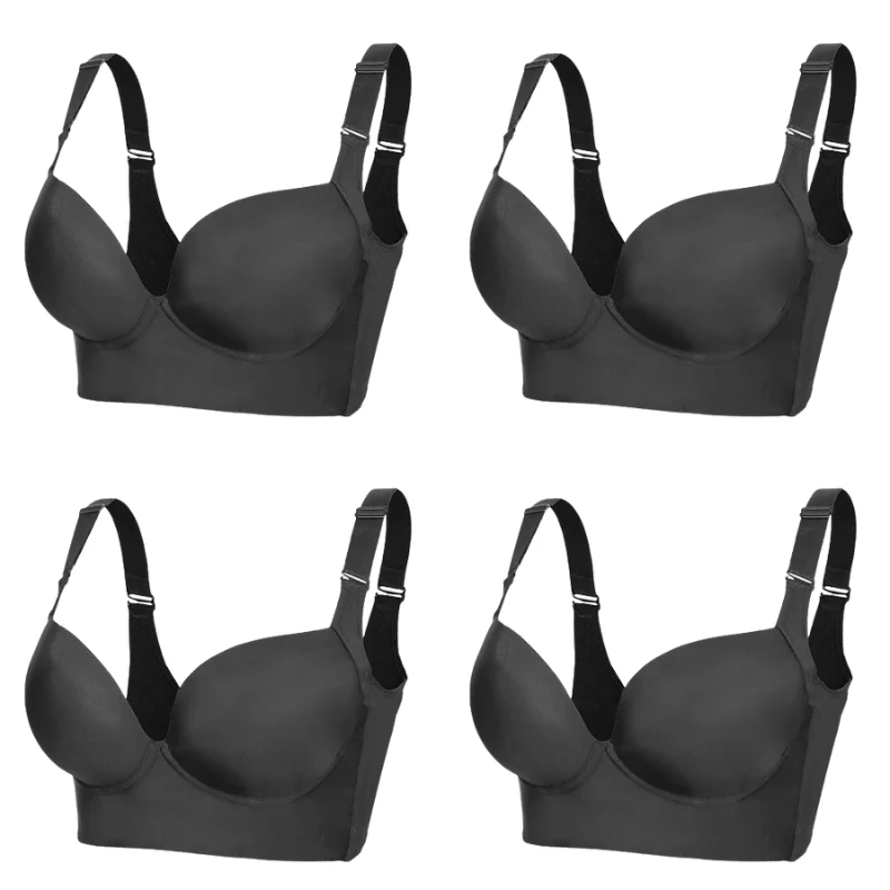 PROMOÇÃO POR TEMPO LIMITADO 🔥 - Kit 4 Sutiãs Becca Push-Up Modelador
