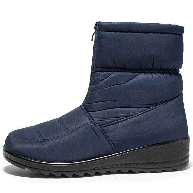 Bota de Outono Jana Peluciada Impermeável - Direto Da Fábrica!
