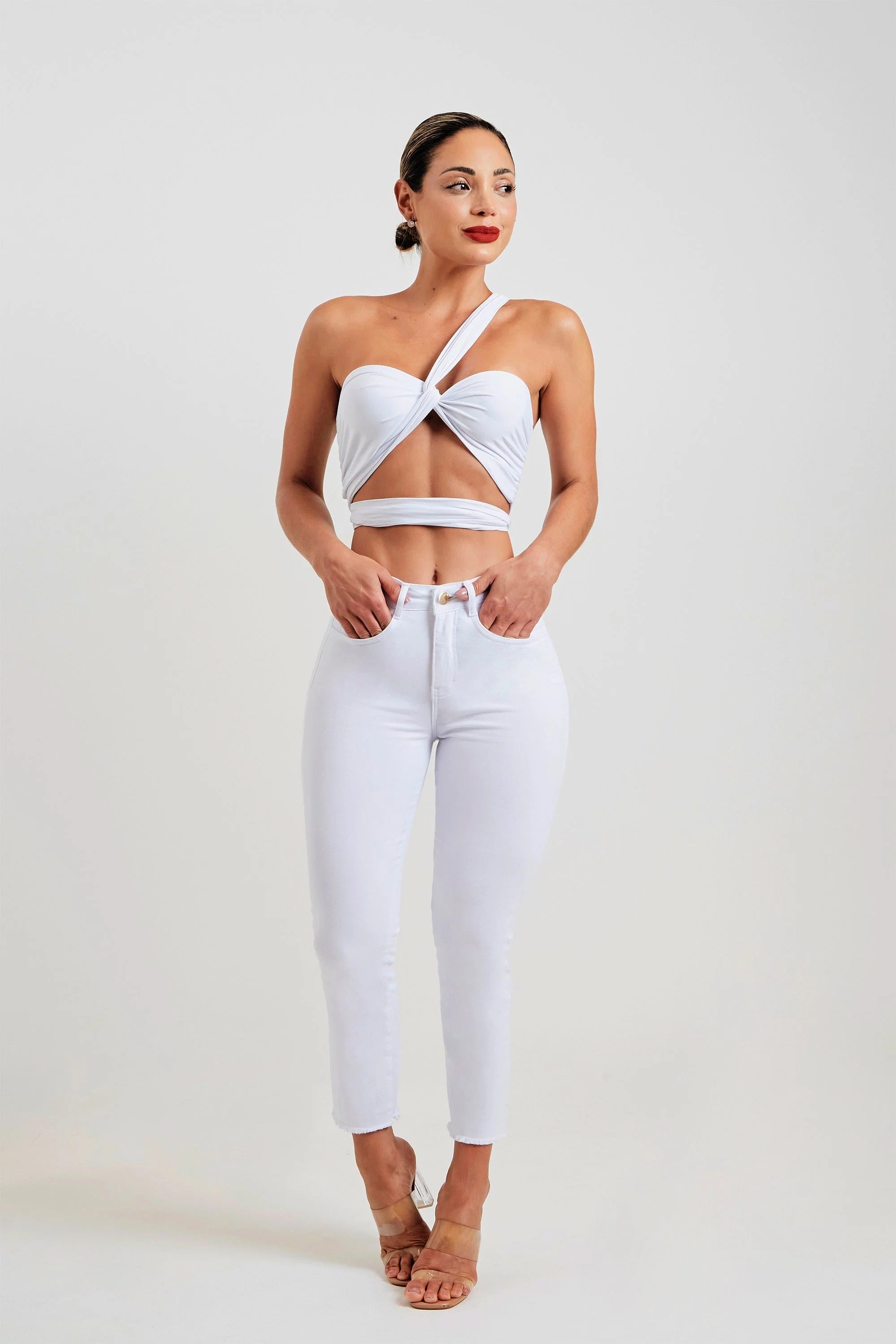 Calça Jeans Modeladora Milagrosa Reta Cós Alto