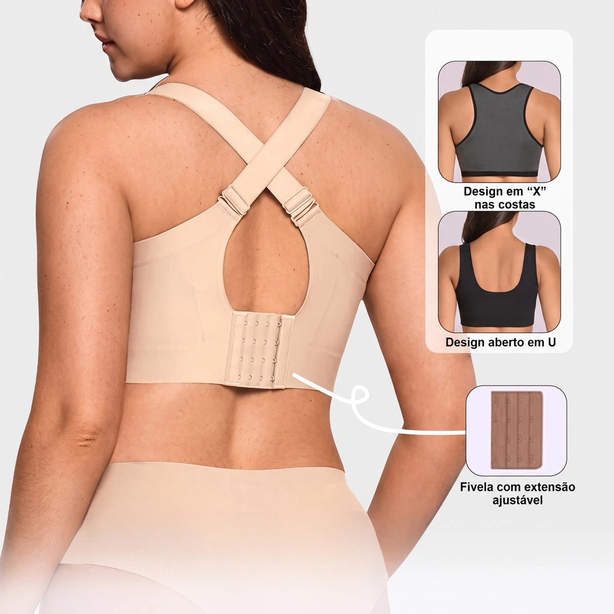 Kit 3 Sutiãs Modelador BelleForma